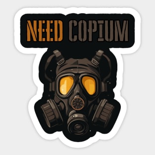 Need Copium, Twitch emote, slang Sticker